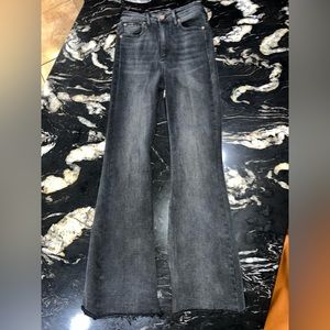 Beautiful faded Black size 5/27 Bell Bottom Jeans